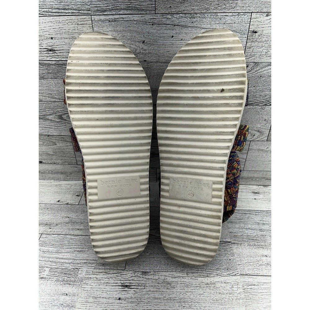 Bernie Mev. New York Sandals Soft Straps Rainbow Women's Sz 40‎ US 10 - Picture 11 of 11